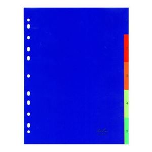 Picture of A4 Index 1 to 31 Rainbow