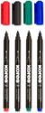 Picture of Kores Fine Permanent Markers Wallet of 4