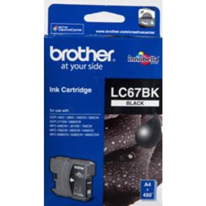 Picture of Brother LC-67 Black Ink Cartridge