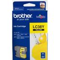Picture of Brother LC-38 Yellow Ink Cartridge