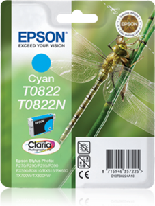 Picture of Epson T0822 Cyan Ink Cartridge