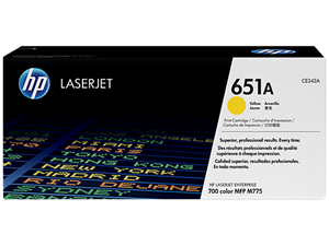 Picture of HP 651A | CE342A Yellow Toner Cartridge