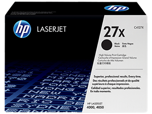 Picture of HP 27X | C4127X High Yield Black Toner Cartridge