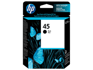 Picture of HP 45 | 51645AE High Yield Black Ink Cartridge