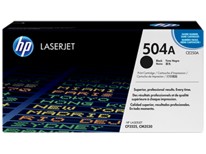 Picture of HP 504A | CE250A Black Toner Cartridge