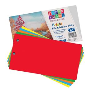 Picture of RBE A6 Board File Dividers Assorted Colours