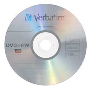 Picture of Verbatim DVD+RW 4x Jewel case