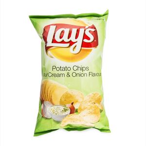 Picture of Lays Sour Cream & Onion chips 125g