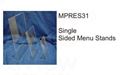 Picture of SINGLE MENU STAND